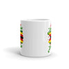 Grown in Zimbabwe Made in Zimbabwe White glossy mug