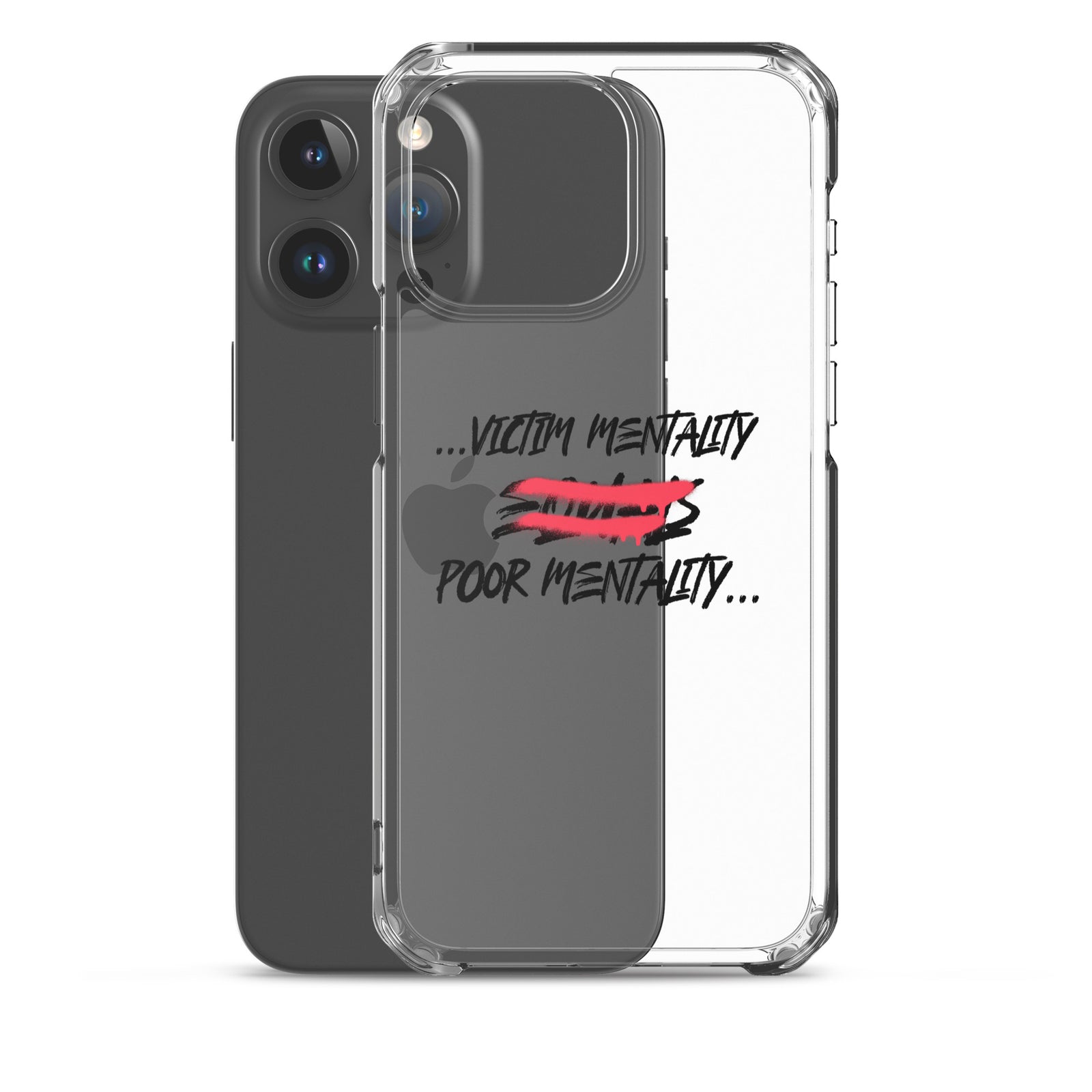 Sleek & Strong: The Perfect iPhone® Shield! - Victim Mentality = Poor Mentality