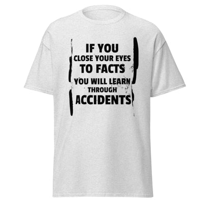 Elevate Your Style: Classic Men's Cotton Tee! - You Will Learn From Accidents
