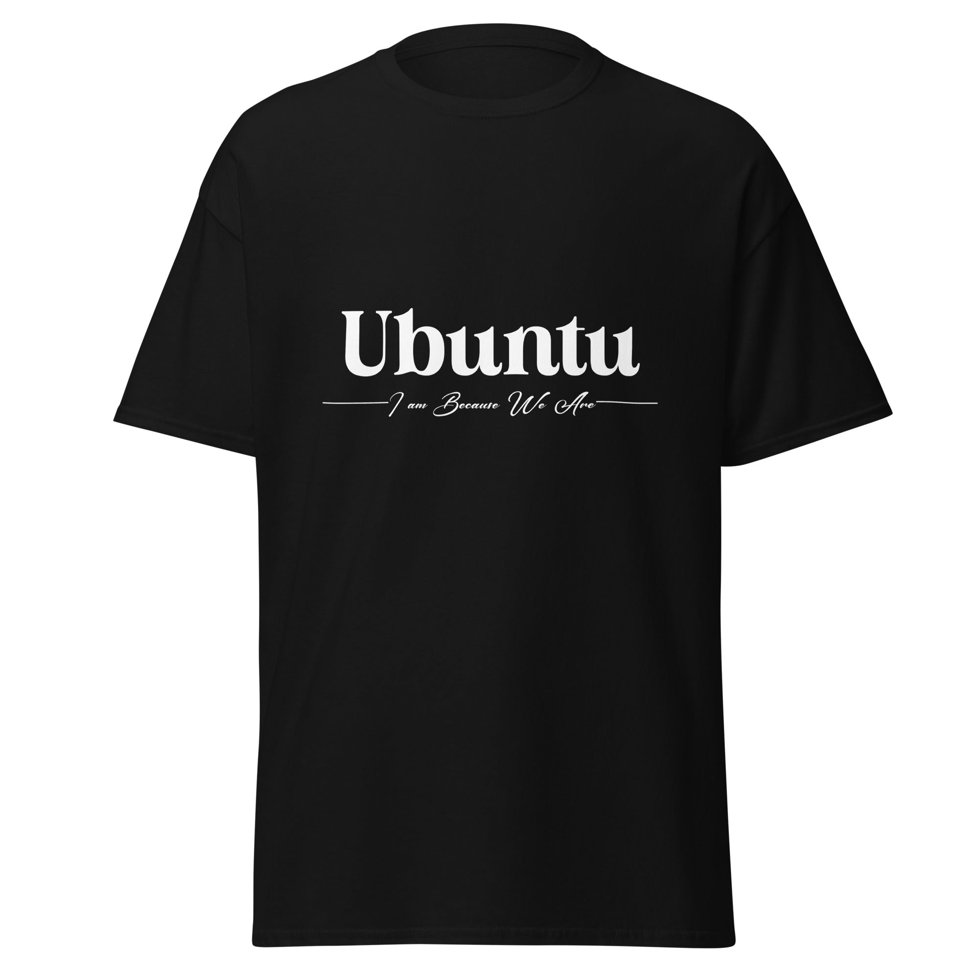 Trendy Structured Tee: Elevate Your Style! - UBUNTU - I Am Because We Are
