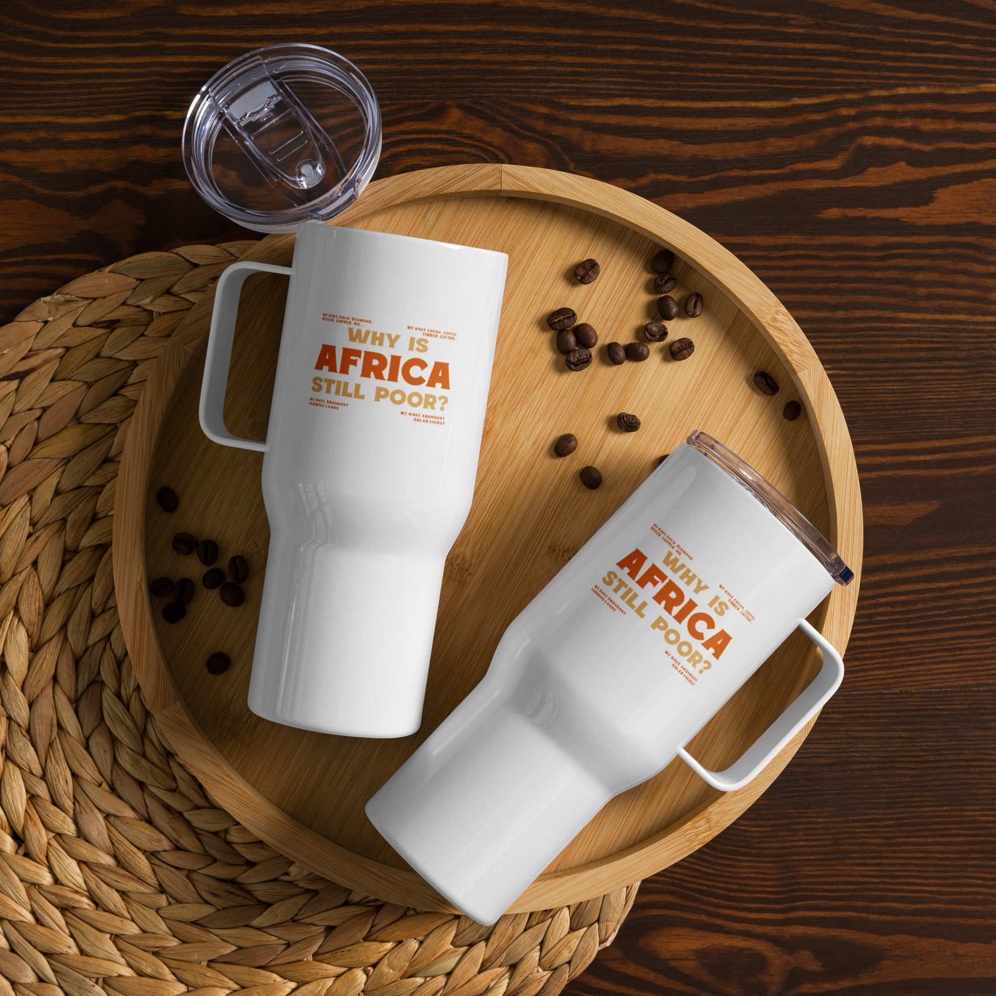 Go Anywhere in Style: Grab Our Travel Mug with Handle Now! - Why Is Africa Still Poor?