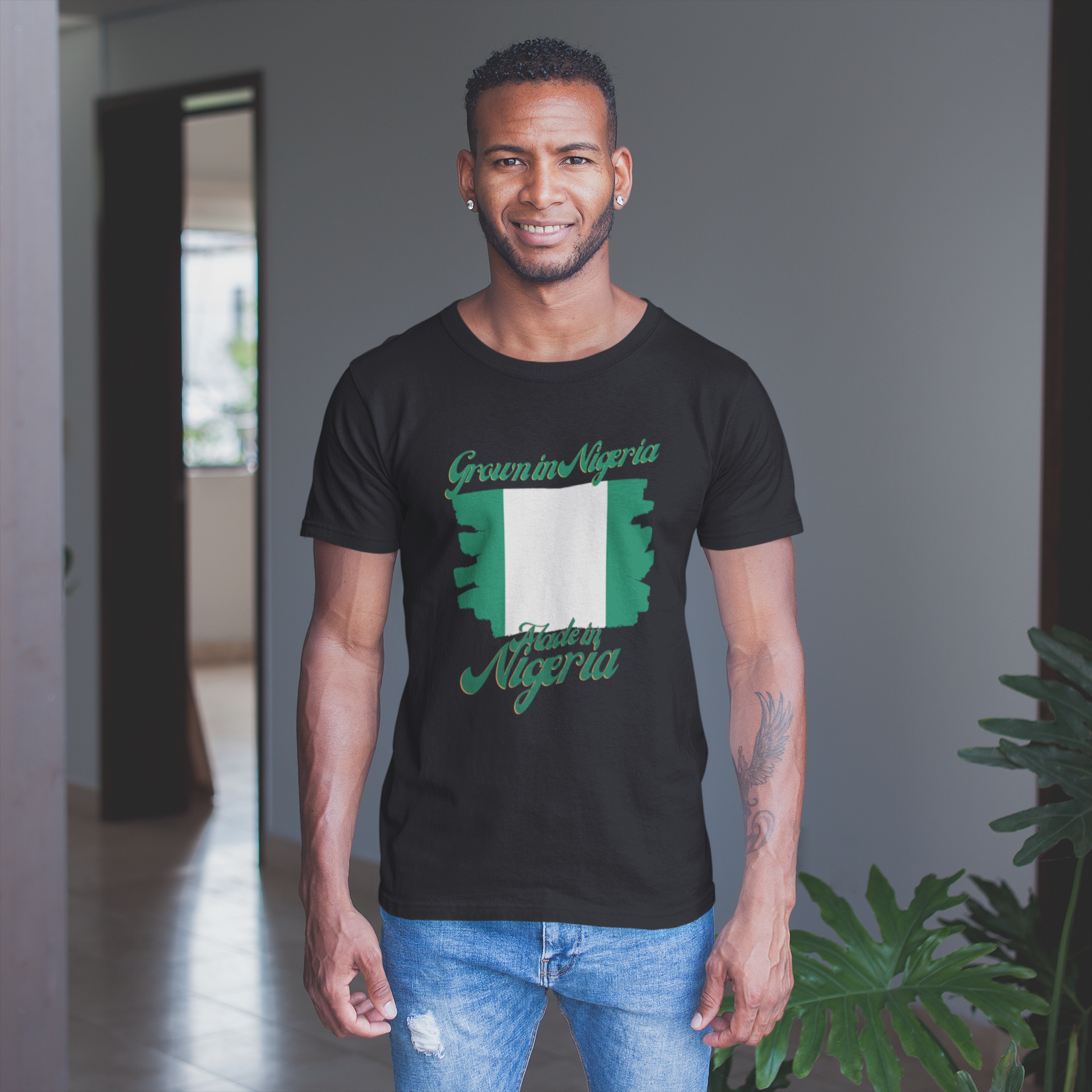 Grown in Nigeria Made in Nigeria Short-Sleeve Unisex T-Shirt