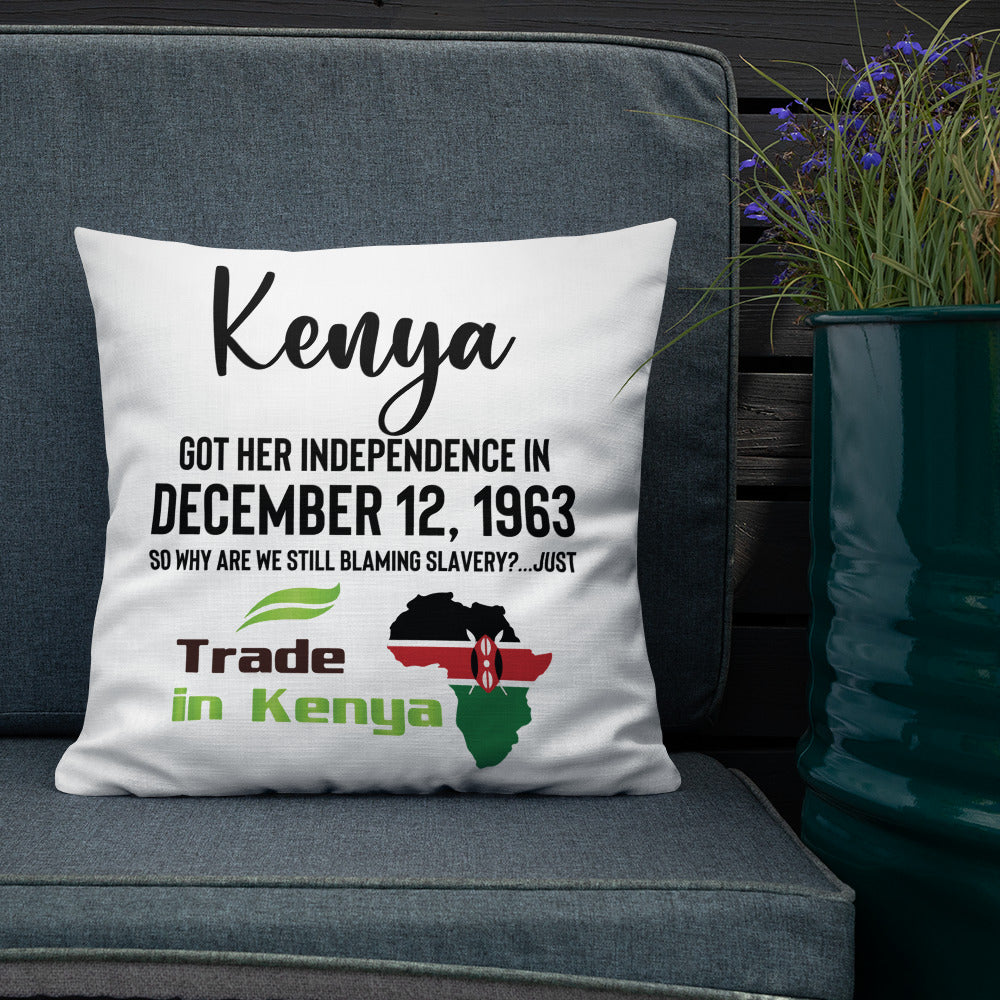 Independence Day - Trade In Kenya Premium Pillow