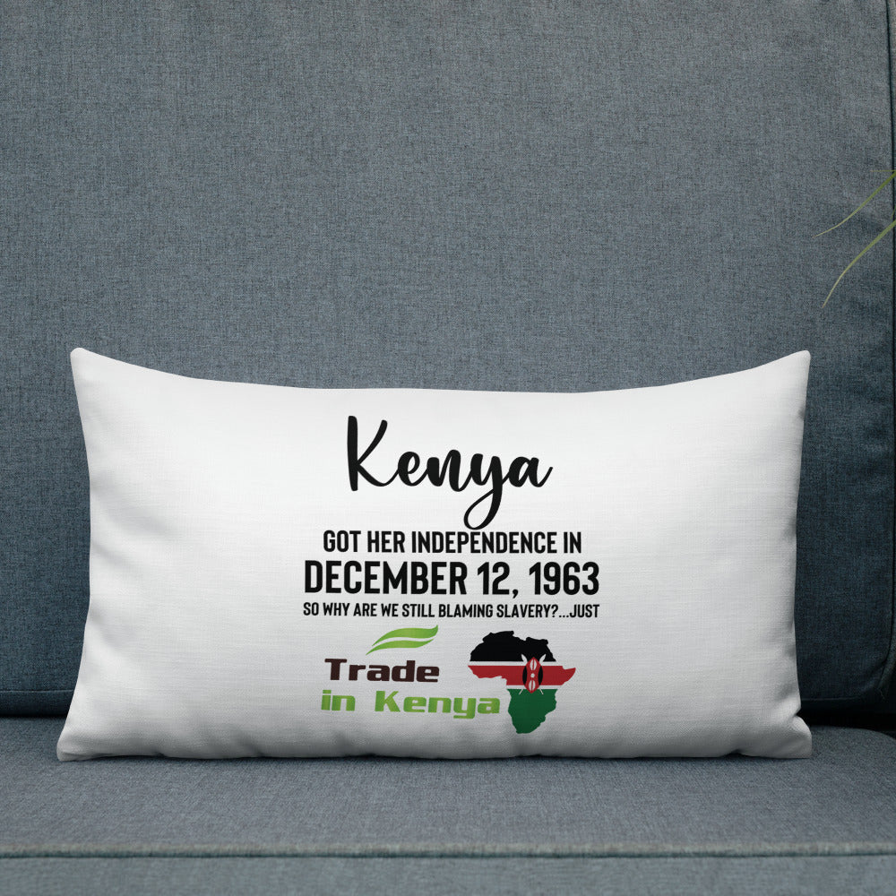 Independence Day - Trade In Kenya Premium Pillow