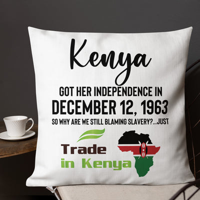 Independence Day - Trade In Kenya Premium Pillow