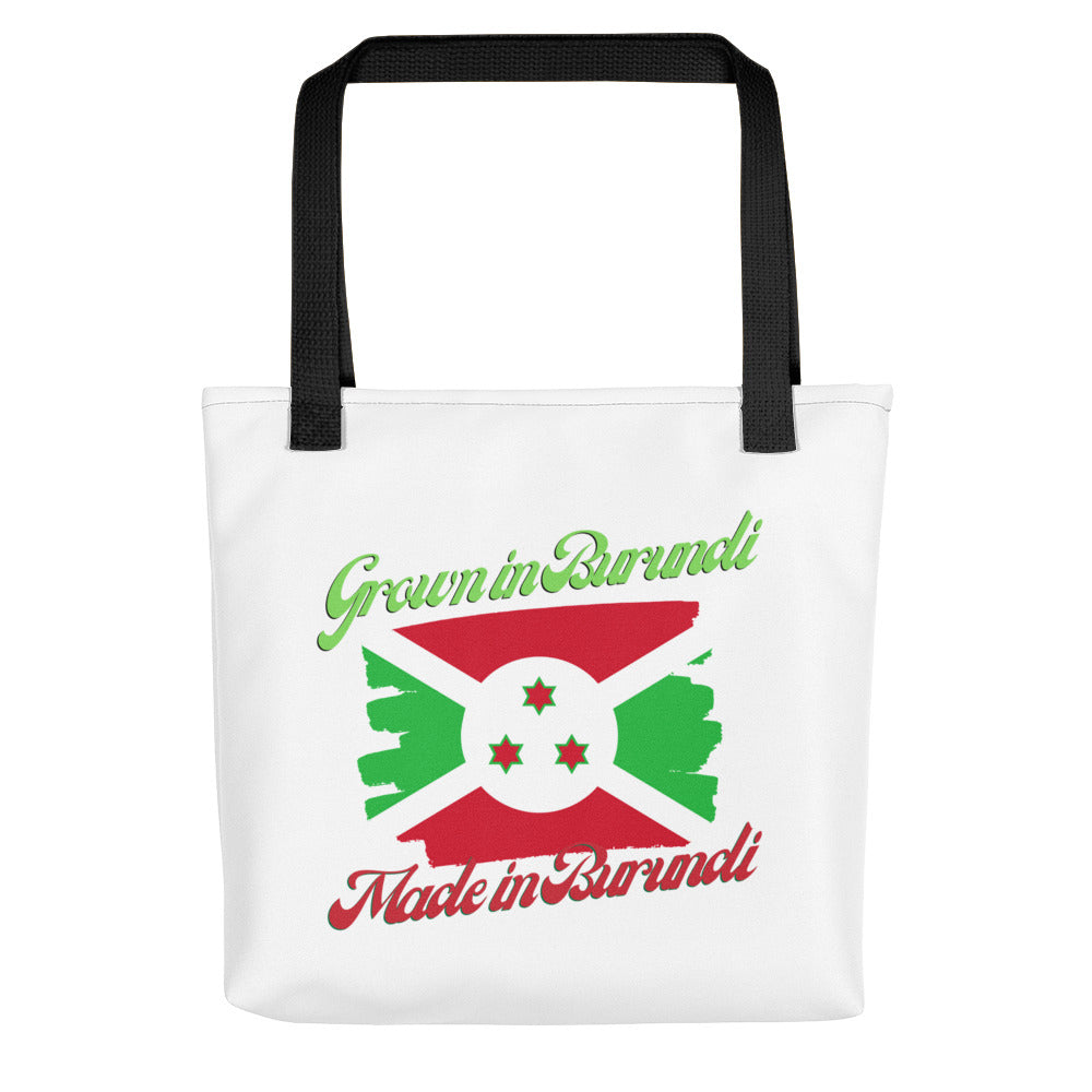 Grown in Burundi Made in Burundi Tote bag