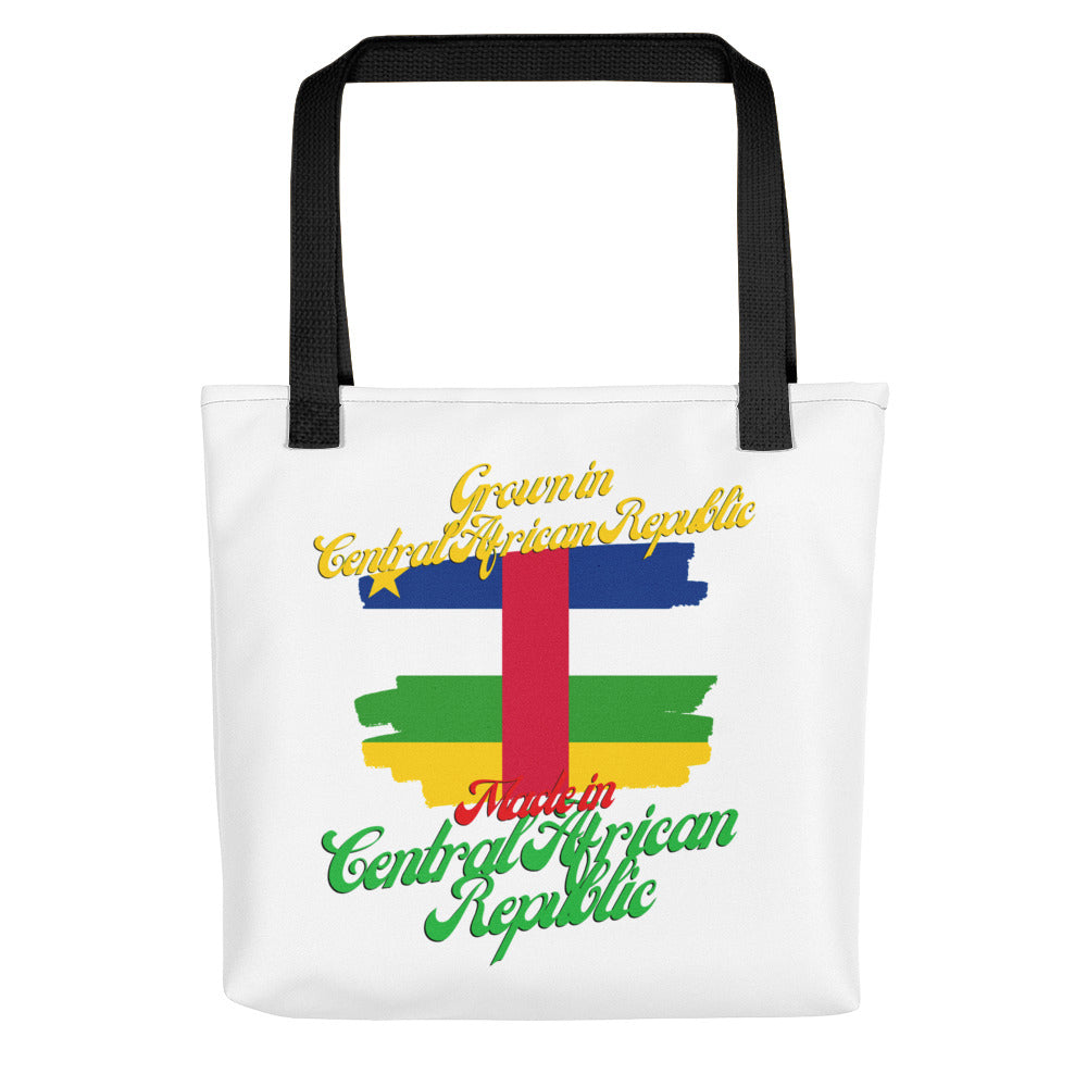 Grown in Central African Republic Made in Central African Republic Tote bag