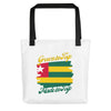 Grown in Togo Made in Togo Tote bag