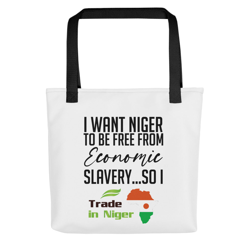 Economic Freedom - Trade In Niger Tote bag