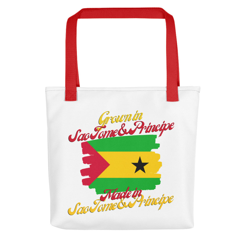 Grown in Sao Tome and Principe Made in Sao Tome and Principe Tote bag