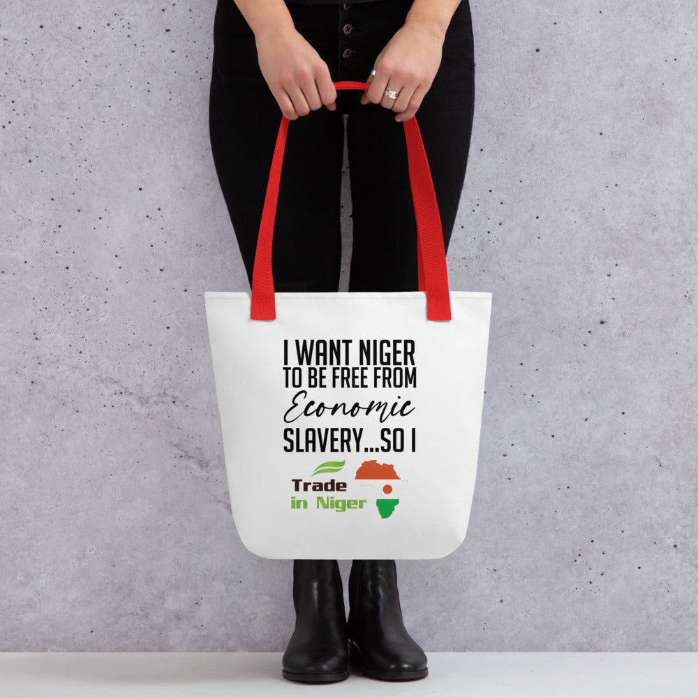 Economic Freedom - Trade In Niger Tote bag