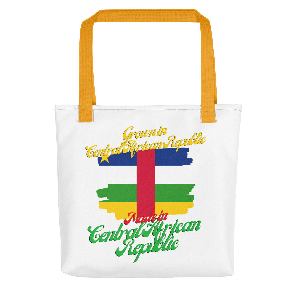 Grown in Central African Republic Made in Central African Republic Tote bag
