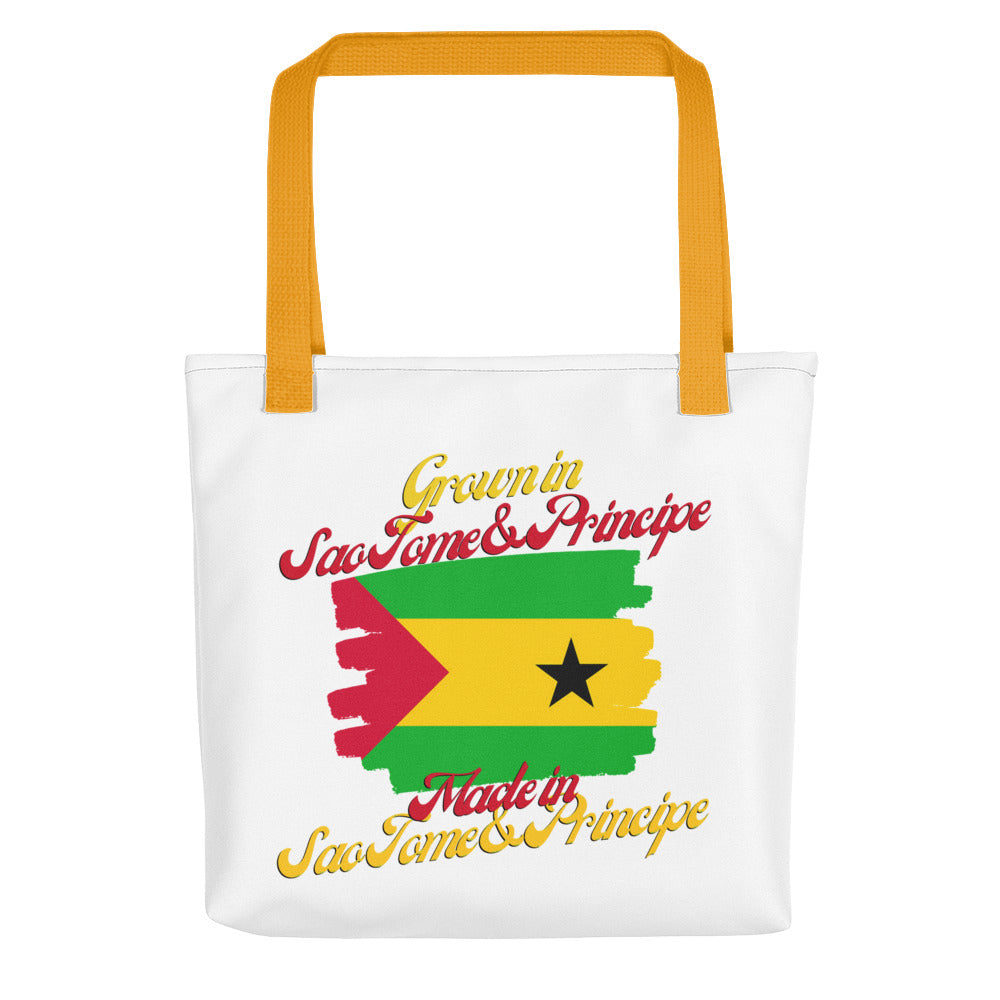 Grown in Sao Tome and Principe Made in Sao Tome and Principe Tote bag