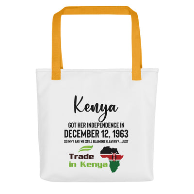 Independence Day - Trade In Kenya Tote bag
