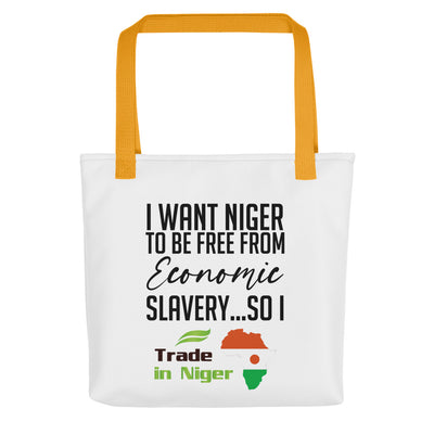 Economic Freedom - Trade In Niger Tote bag