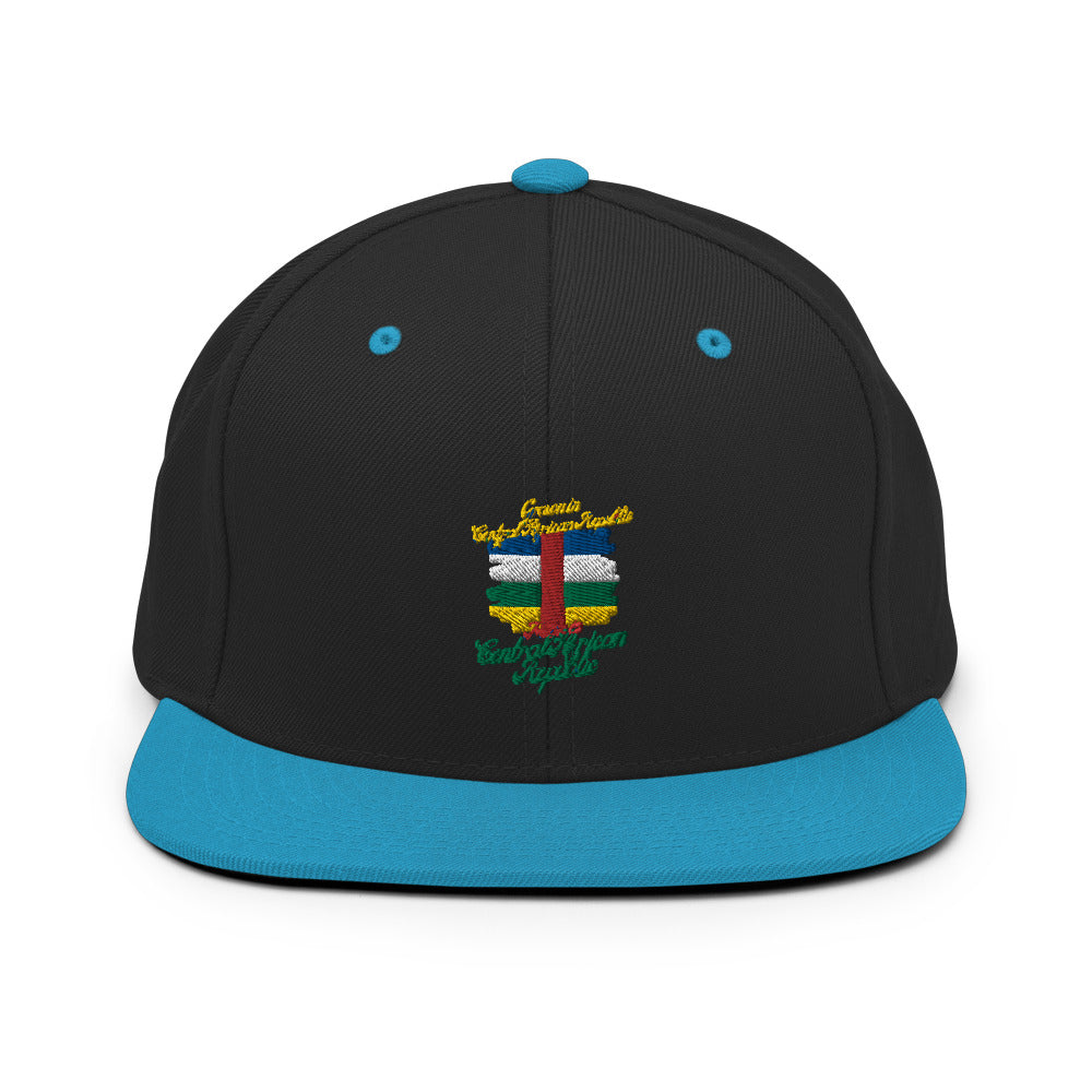 Grown in Central African Republic Made in Central African Republic Snapback Hat