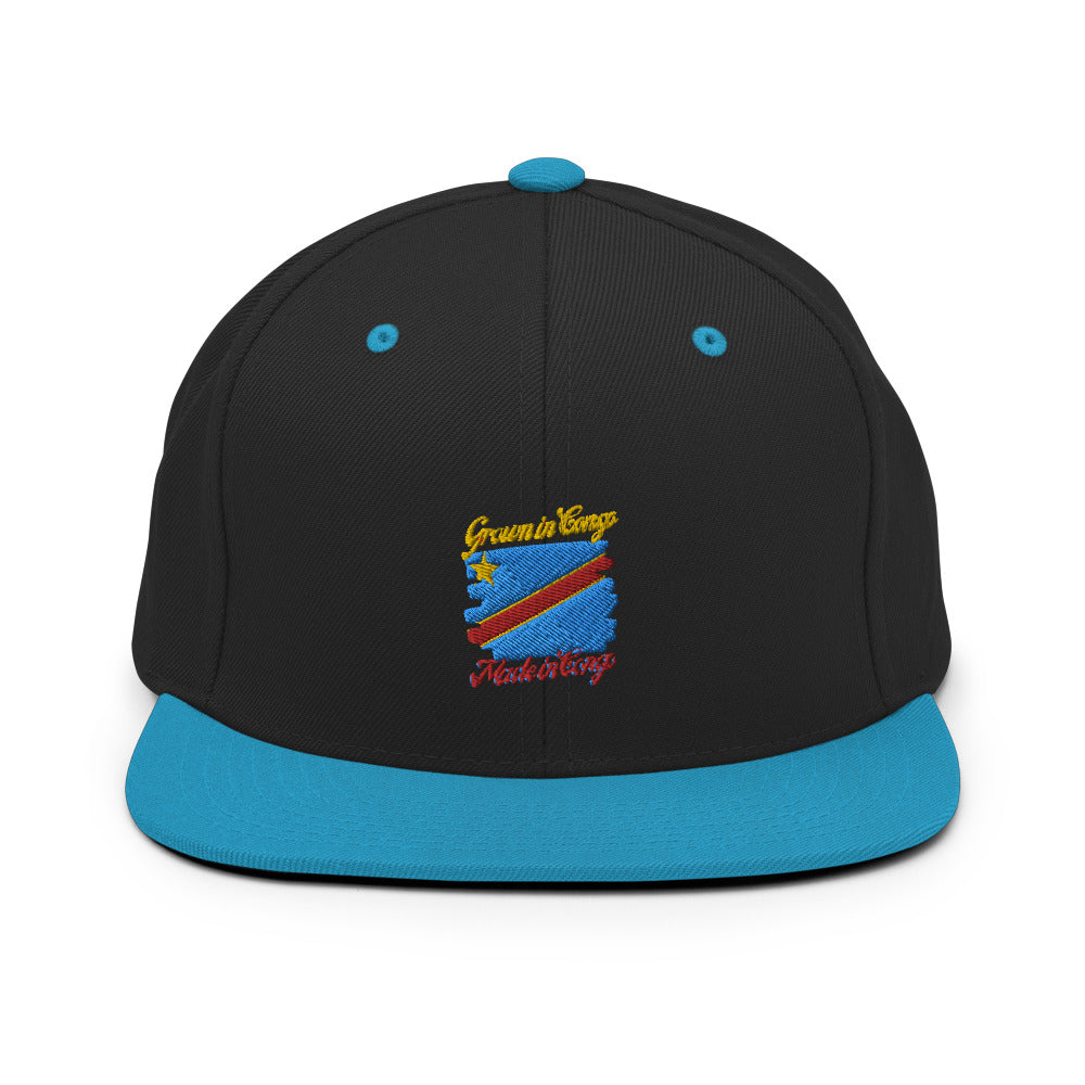 Grown in Congo Made in Congo Snapback Hat