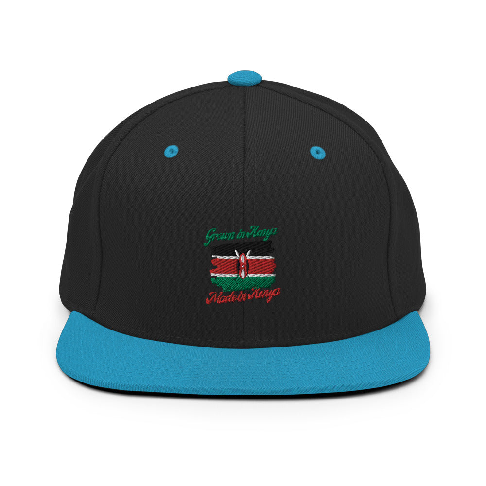 Grown in Kenya Made in Kenya Snapback Hat