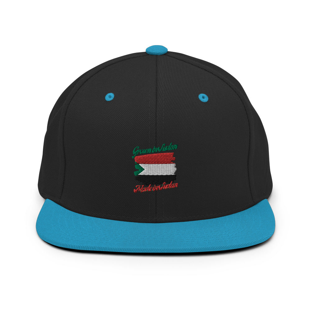 Grown in Sudan Made in Sudan Snapback Hat