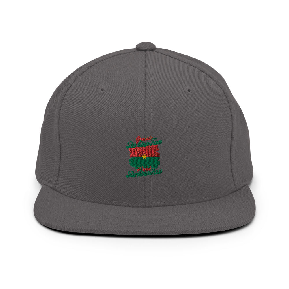 Grown in Burkina Faso Made in Burkina Faso Snapback Hat
