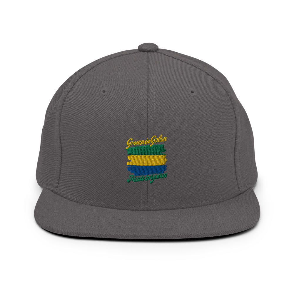 Grown in Gabon Made in Gabon Snapback Hat