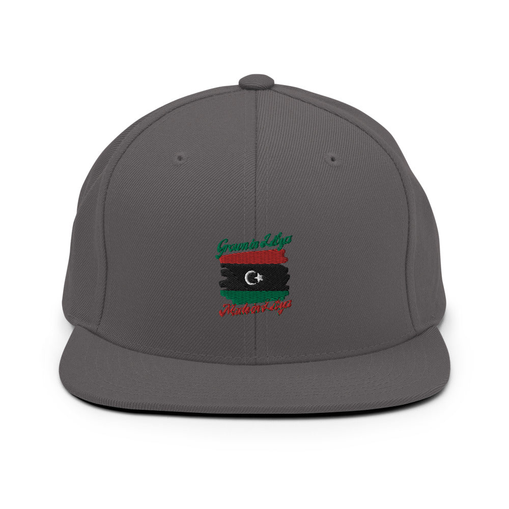 Grown in Libya Made in Libya Snapback Hat