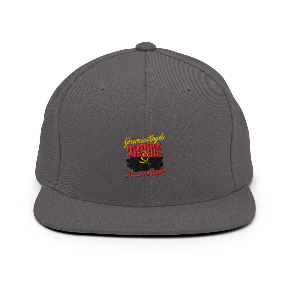 Grown in Angola Made in Angola Snapback Hat