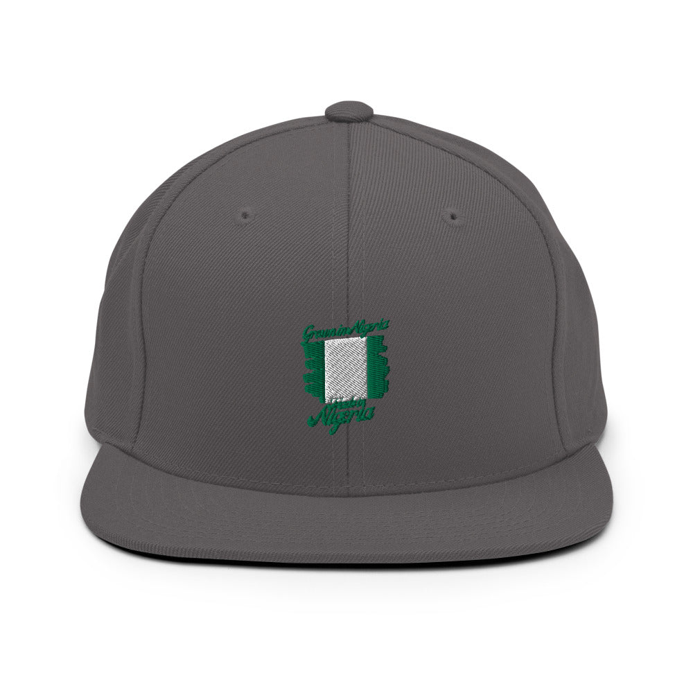 Grown in Nigeria Made in Nigeria Snapback Hat