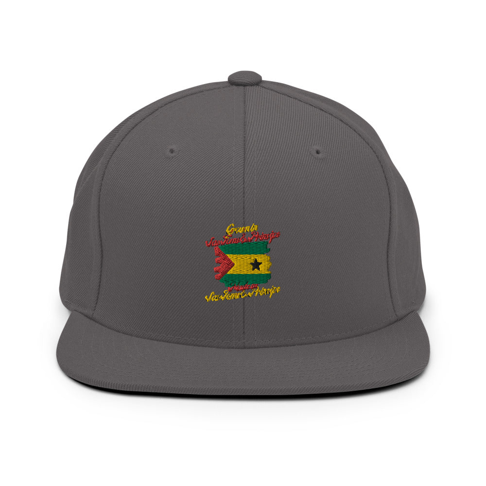Grown in Sao Tome and Principe Made in Sao Tome and Principe Snapback Hat