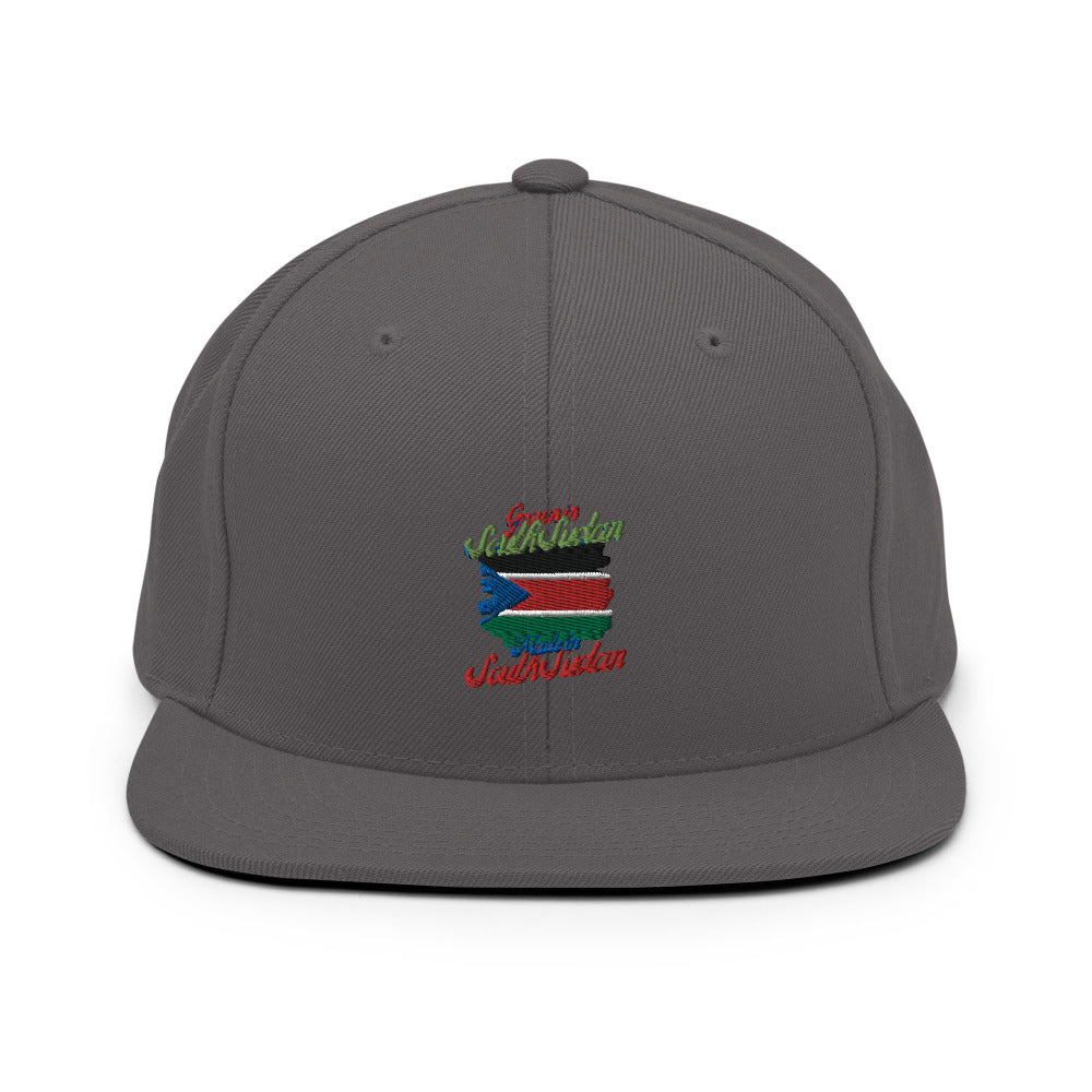 Grown in South Sudan Made in South Sudan Snapback Hat