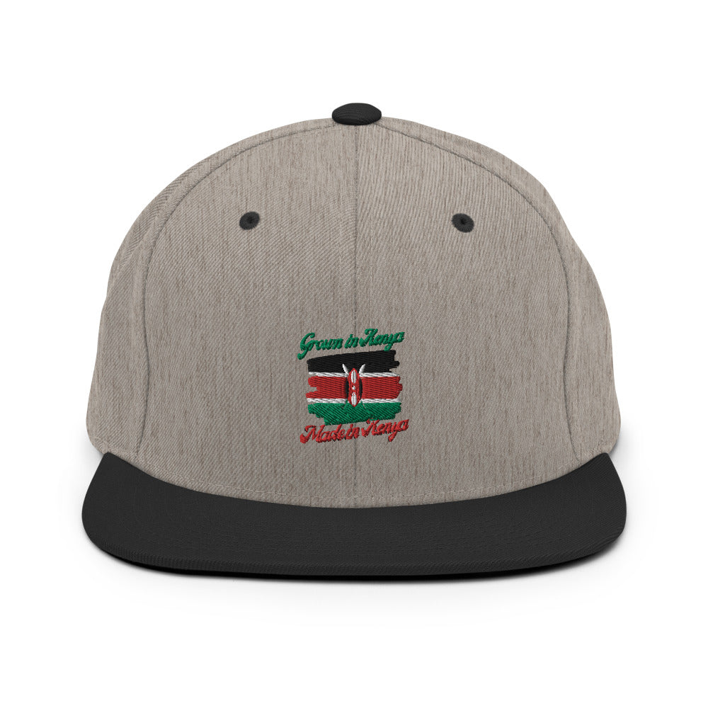 Grown in Kenya Made in Kenya Snapback Hat