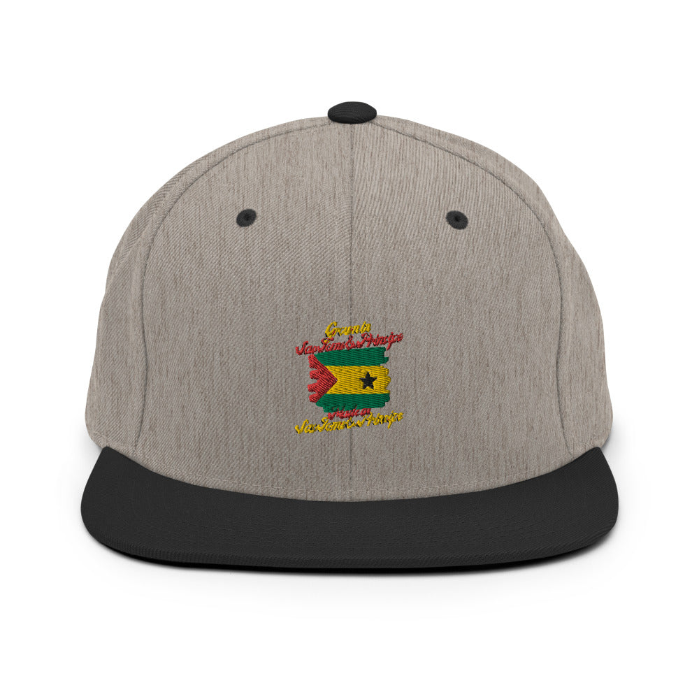 Grown in Sao Tome and Principe Made in Sao Tome and Principe Snapback Hat