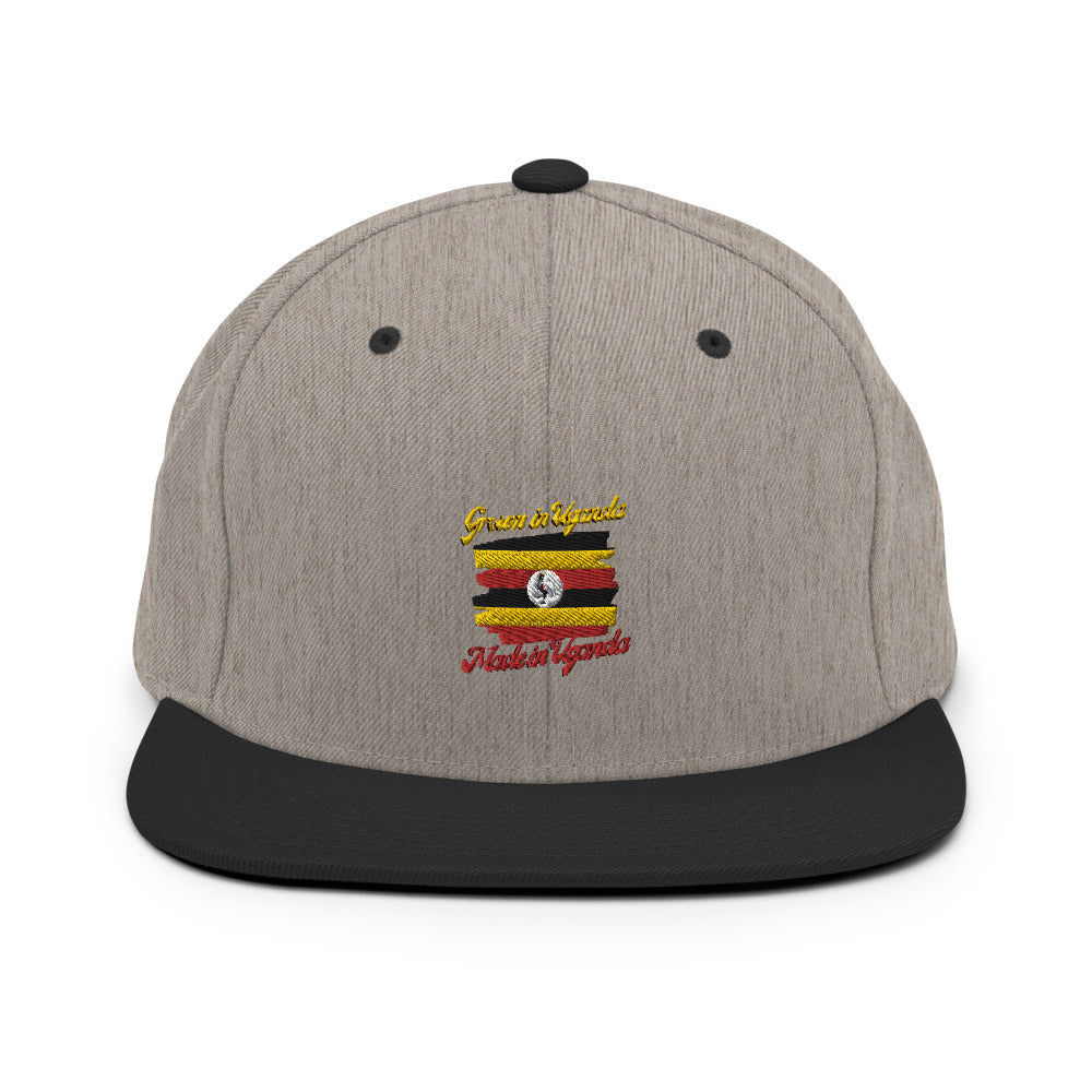 Grown in Uganda Made in Uganda Snapback Hat