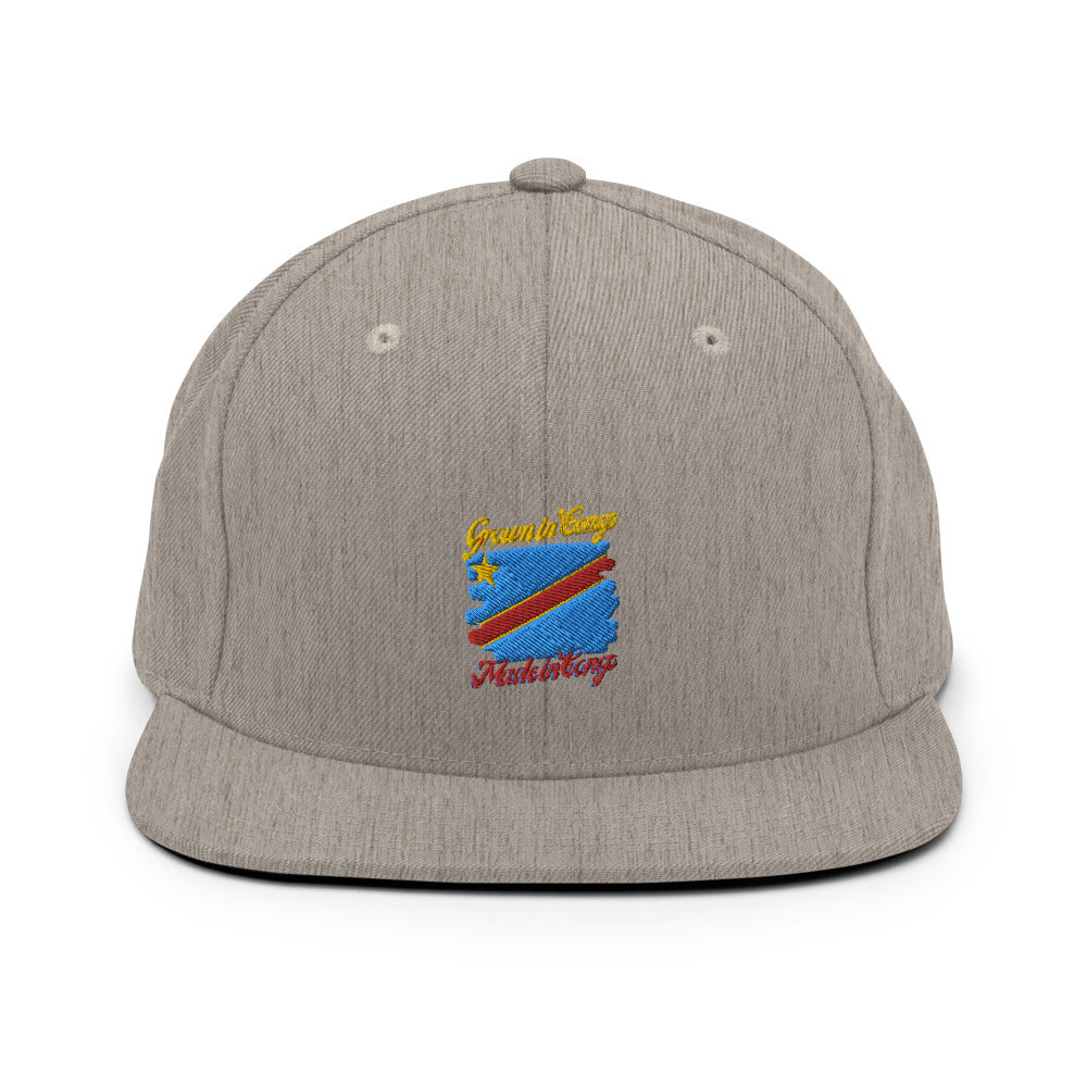 Grown in Congo Made in Congo Snapback Hat