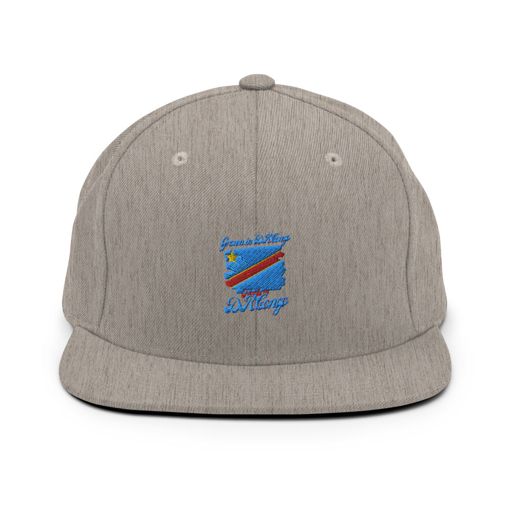 Grown in DR Congo Made in DR Congo Snapback Hat