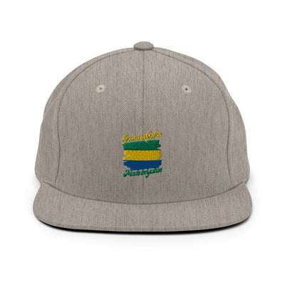 Grown in Gabon Made in Gabon Snapback Hat