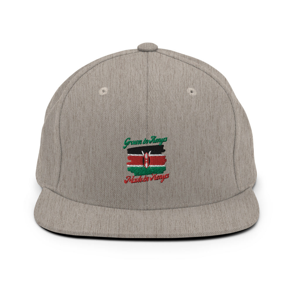 Grown in Kenya Made in Kenya Snapback Hat