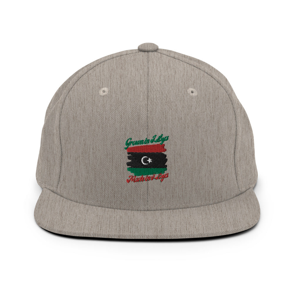 Grown in Libya Made in Libya Snapback Hat