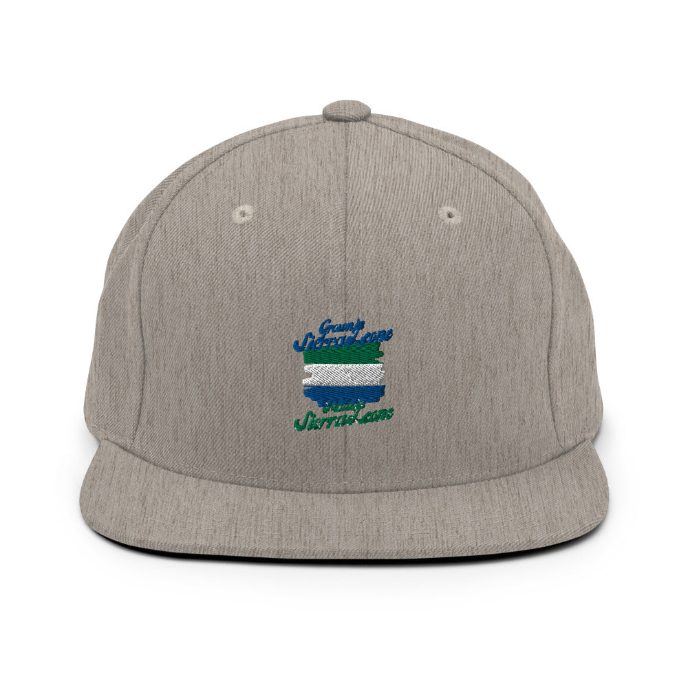 Grown in Sierra Leone Made in Sierra Leone Snapback Hat