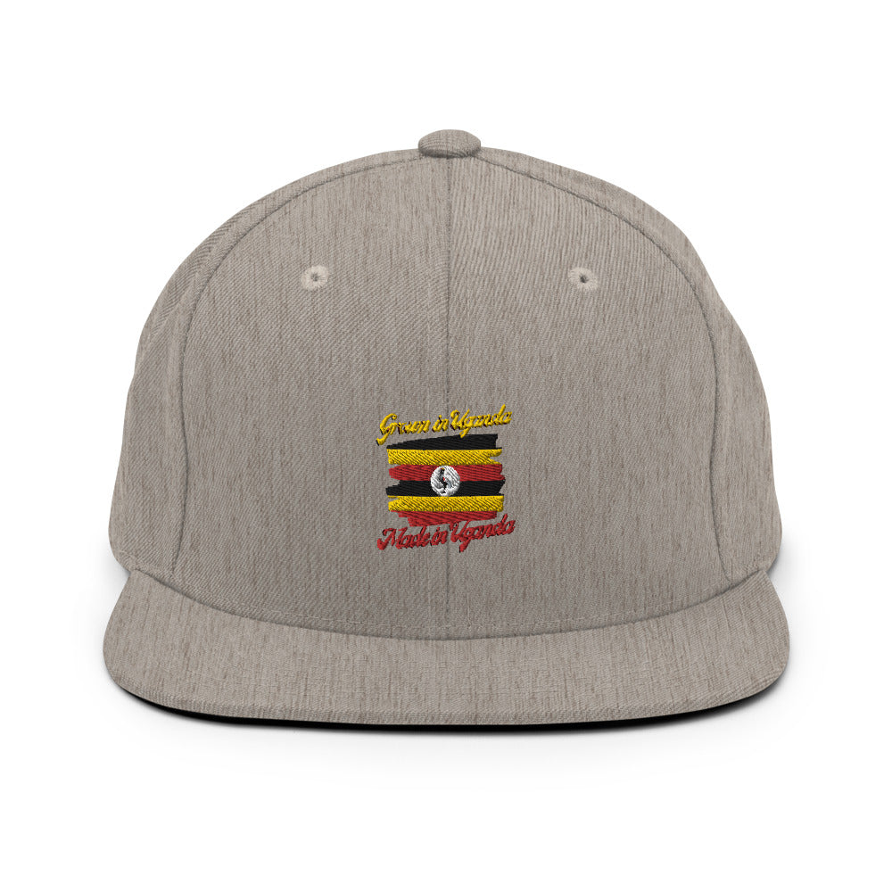 Grown in Uganda Made in Uganda Snapback Hat