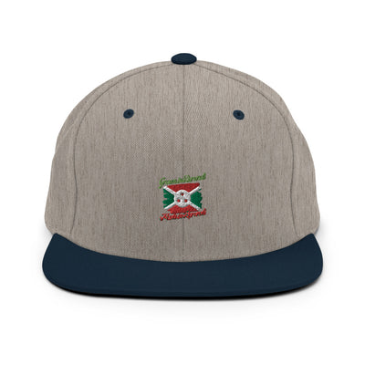 Grown in Burundi Made in Burundi Snapback Hat