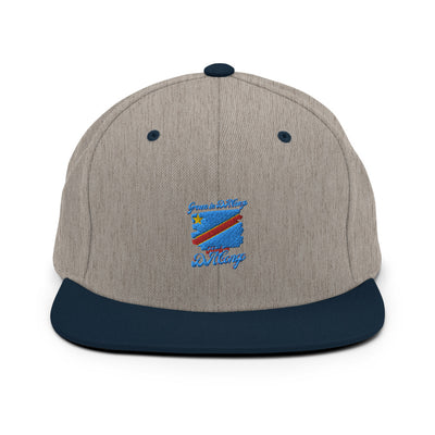 Grown in DR Congo Made in DR Congo Snapback Hat