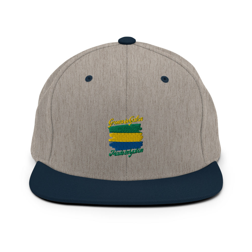 Grown in Gabon Made in Gabon Snapback Hat
