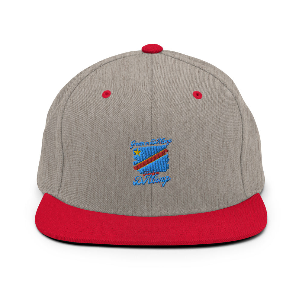Grown in DR Congo Made in DR Congo Snapback Hat