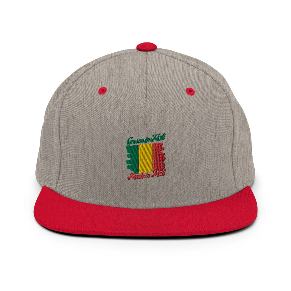 Grown in Mali Made in Mali Snapback Hat