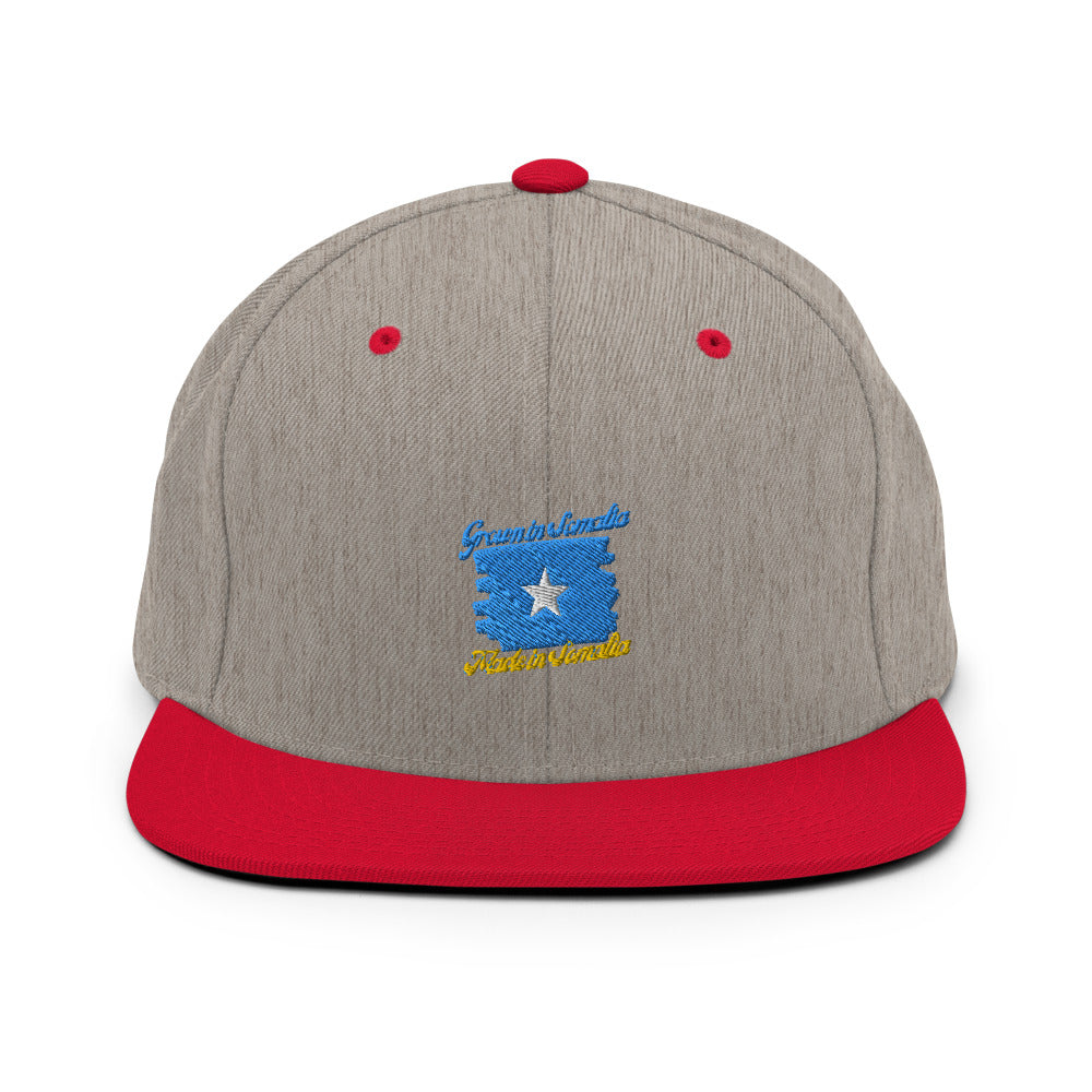Grown in Somalia Made in Somalia Snapback Hat