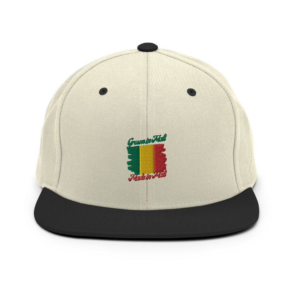 Grown in Mali Made in Mali Snapback Hat