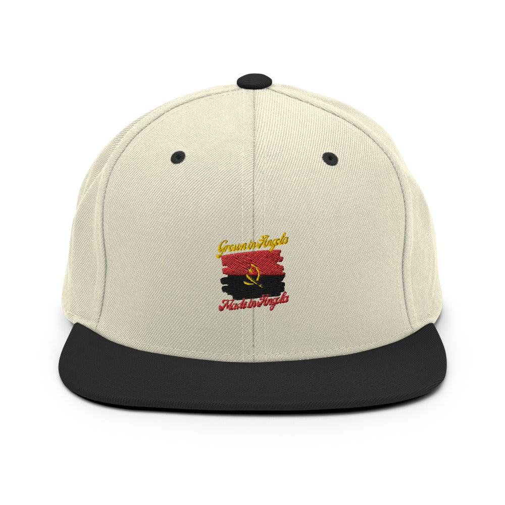 Grown in Angola Made in Angola Snapback Hat