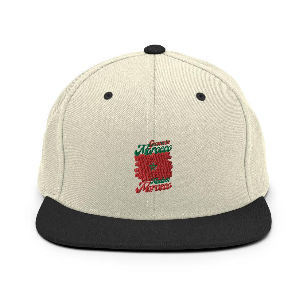 Grown in Morocco Made in Morocco Snapback Hat