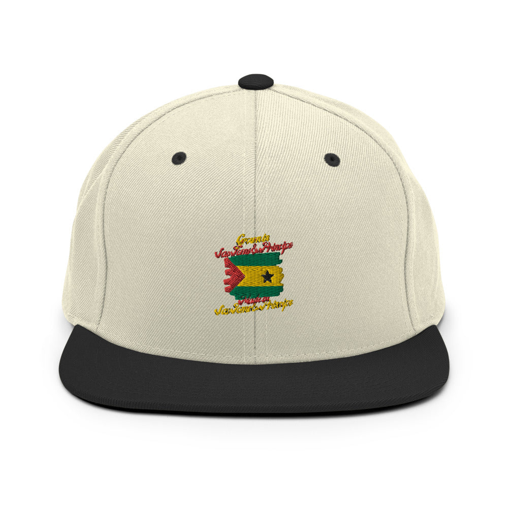 Grown in Sao Tome and Principe Made in Sao Tome and Principe Snapback Hat